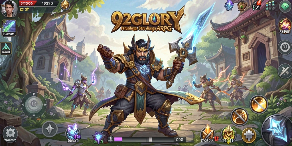 Tampilan gameplay 92GLORY yang mendebarkan dan penuh aksi.