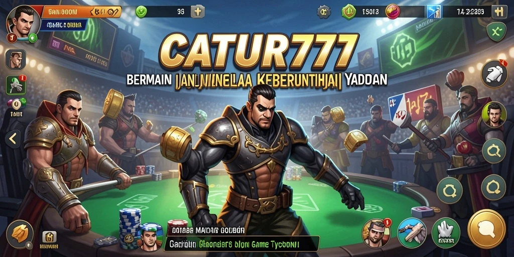 Tampilan gameplay menakjubkan dari CATUR777 yang penuh strategi Tycoon.