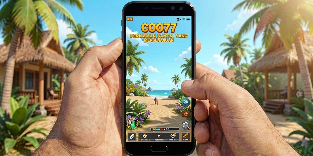 Tampilan gameplay COO77 yang cerah dan menghibur.