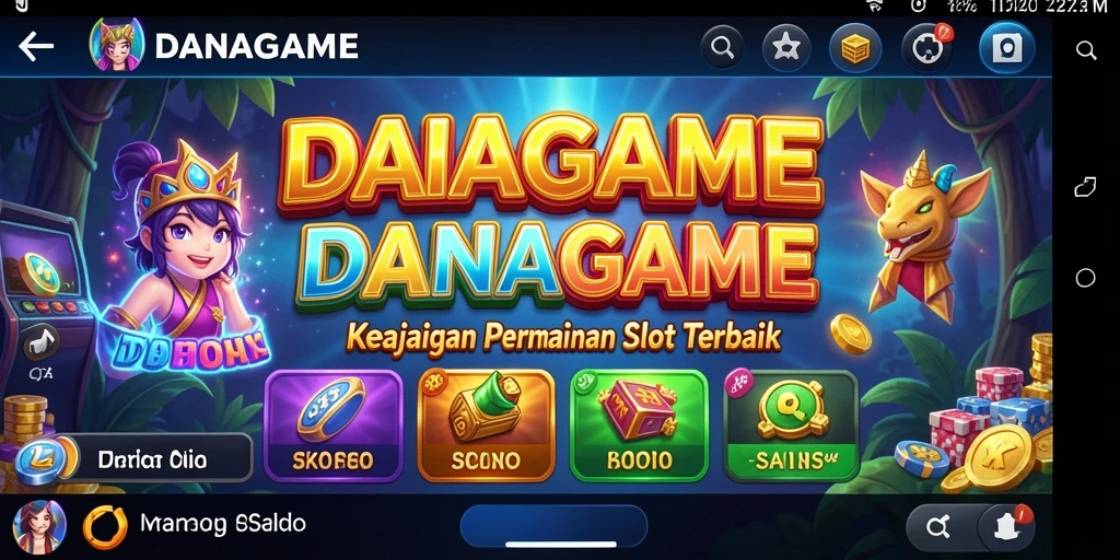 Tampilan gameplay Slot yang menegangkan di DANAGAME.