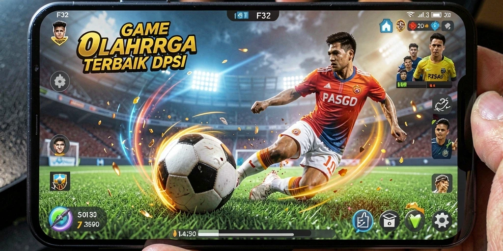 Tampilan gameplay F32 yang menarik dan dinamis dalam olahraga.