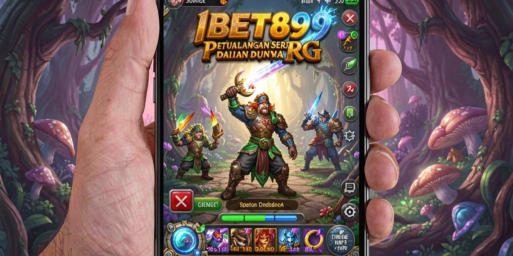 Tangkapan layar dari gameplay seru dalam dunia RPG IBET899.