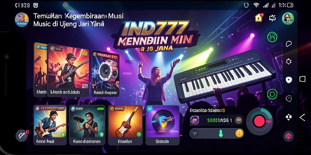 Screenshot gameplay IND777 menampilkan fitur musik yang menarik.