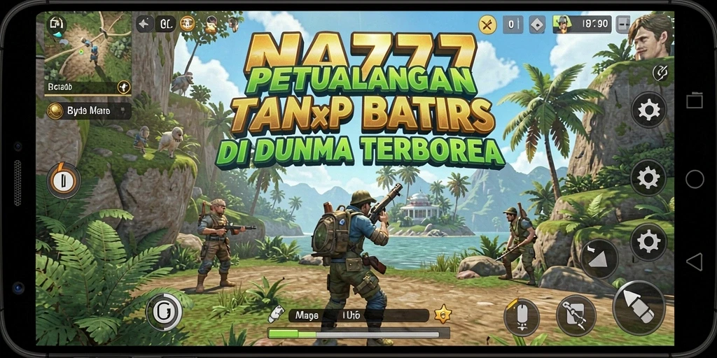 Tangkapan layar gameplay NA777 menampilkan dunia Open World yang menakjubkan.