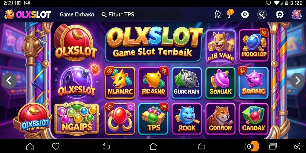 Tampilan screenshot utama menunjukkan gameplay seru OLXSLOT.