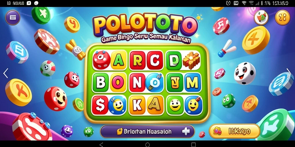 Tampilan gameplay seru POLOTOTO dalam suasana Bingo.