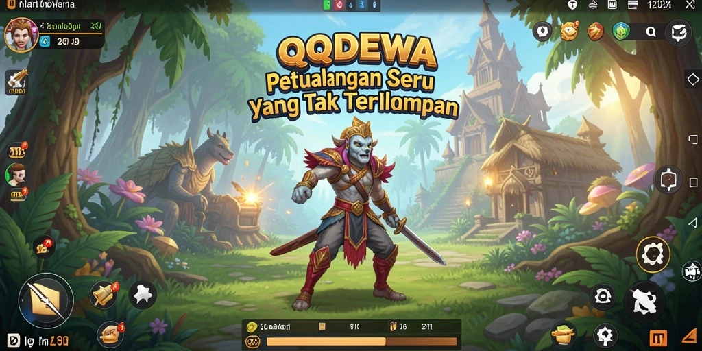 Tampilan gameplay QQDEWA yang mengasyikkan dalam petualangan seru.