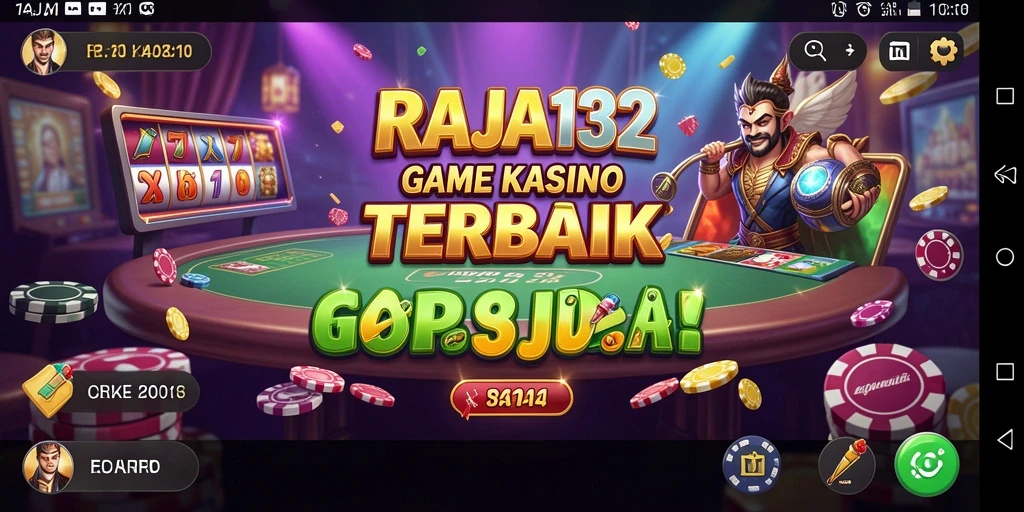 Tampilan permainan Kasino yang seru dan menarik di RAJA132.