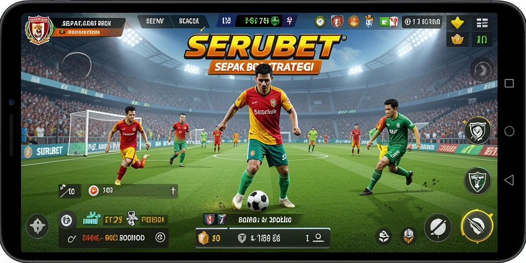 Tampilan gameplay SERUBET yang menarik dan realistis.