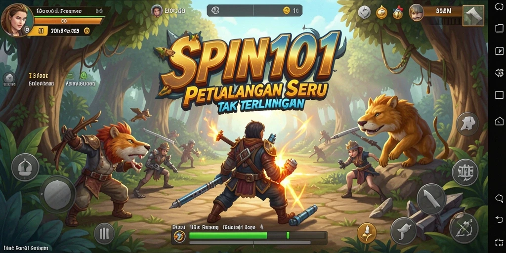 Screenshot gameplay SPIN101 yang menunjukkan petualangan mendebarkan.
